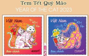 Tết Quý Mão nói chuyện hình tượng mèo trong tem Bưu chính
