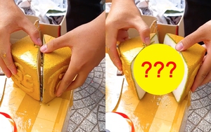 Cảnh tượng bổ quả bưởi vuông khiến dân mạng bàn tán trái chiều: Nên mua hay không?