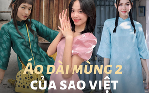 Soi áo dài mùng 2 Tết của mỹ nhân Việt: nhiều nàng chọn thiết kế của local brand 'quen mặt', giá cả đi đôi với chất lượng 