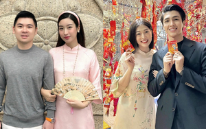 Dàn hậu Vbiz khoe ảnh đầu năm bên ông xã, Đỗ Mỹ Linh được khen vì 1 chi tiết tinh tế