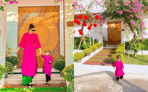 Khoe con gái yêu, Hà Hồ hé lộ luôn cơ ngơi bề thế được trang trí đậm không khí Tết