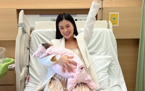 Đúng Mồng 4 Tết, Á hậu Vbiz thông báo đã đón nhóc tỳ thứ 2 chào đời 