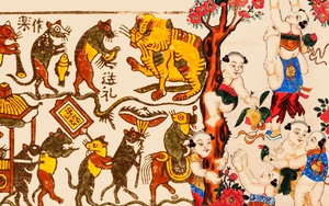 Tục treo tranh dân gian trong dịp Tết Nguyên đán: Gửi gắm ước vọng về một năm mới sung túc