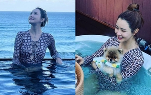 “Nữ hoàng dao kéo” Lee Da Hae khoe body rực lửa ở hồ bơi giữa thời tiết lạnh giá, bảo sao Se7en mê như điếu đổ