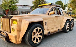 9X Bắc Ninh tự chế Rolls-Royce 6 bánh: To như ô tô thật, tốn khoảng 350 triệu đồng