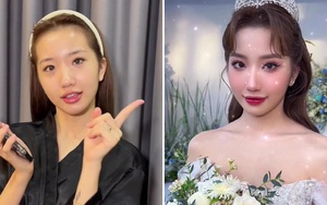 So nhan sắc Huyền 204 khi mặt mộc và lúc làm cô dâu, có một điểm khiến dân tình xuýt xoa