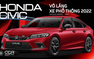 Honda Civic thắng giải ‘Vô lăng xe phổ thông 2022’