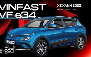 VinFast VF e34 thắng thuyết phục giải Xe xanh 2022