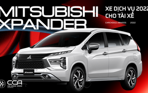 Mitsubishi Xpander thắng cách biệt giải 'Xe dịch vụ 2022 cho tài xế'