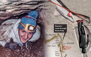 Câu chuyện ám ảnh của người đàn ông mắc kẹt ở hang động nhỏ xíu, chết trong tư thế chổng ngược trước sự bất lực của cứu hộ