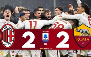 Video bàn thắng Milan vs Roma: Đánh rơi chiến thắng, Milan hụt hơi