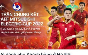 Ấn định thời gian mở bán vé chung kết AFF Cup 2022