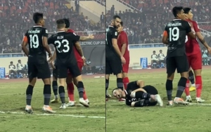 Chết cười với pha ăn vạ siêu thô của cầu thủ Indonesia nhằm câu thẻ Văn Hậu