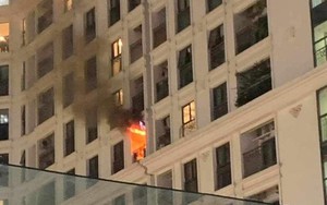Hà Nội: Dập tắt đám cháy tại căn hộ thuộc tầng 6 nhà chung cư