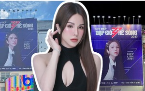 Poster Diệp Lâm Anh được 'phủ' từ T.P. HCM đến Phú Quốc khi tham gia 'Đạp gió' bản Việt hậu ly hôn