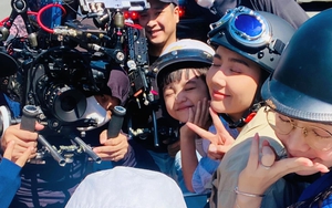 Phim giờ vàng 'Ánh dương rực rỡ': Ảnh hậu trường của Huyền Lizzie và 'mẹ con' Quỳnh Kool gây sốt