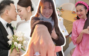 Thanh Hằng, Phương Oanh và loạt người đẹp Vbiz 'lên xe hoa' cuối năm 2023