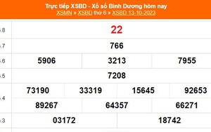 XSBD 13/10, trực tiếp kết quả xổ số Bình Dương hôm nay 13/10/2023, XSBD ngày 13 tháng 10