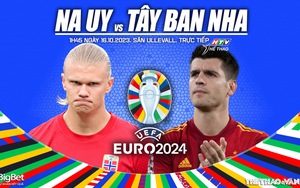 Nhận định bóng đá Na Uy vs Tây Ban Nha, Vòng loại EURO 2024 (01h45 hôm nay 16/10)