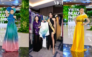 BST 'Trầm hương lạc nhạn' tại Vietnam Beauty Fashion Fest 6: Kết hợp truyền thống và hiện đại