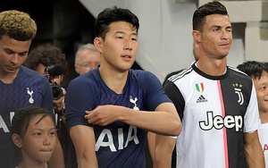 Son Heung Min lần đầu xin đổi áo với Ronaldo, fan châu Á thích thú khen thái độ của 'quốc bảo' Hàn Quốc