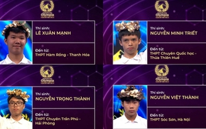 Điểm danh 4 ứng viên sẽ trở thành chủ nhân Vòng nguyệt quế Đường lên đỉnh Olympia năm 2023
