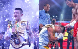 Thắng cao thủ Hàn Quốc để giành đai vô địch lịch sử, võ sĩ Việt Nam bỗng quỳ xuống khiến đối thủ bất ngờ còn CĐV khen ngợi