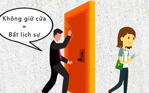 Mới đi làm đã thành người bất lịch sự vì không giữ cửa cho đồng nghiệp?