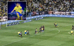 Ronaldo sút phạt đẹp mỹ miều khiến thủ môn lặng người chôn chân, vượt Haaland để xác lập cột mốc mới