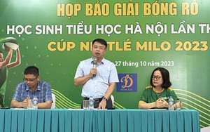 157 đội bóng dự giải bóng rổ học sinh tiểu học Hà Nội 2023
