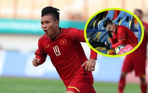 Quang Hải khóc nức nở sau khi ghi bàn giúp ĐT Việt Nam giành thắng lợi lịch sử ở giải châu Á, chủ tịch AFC nhắn tin chúc mừng