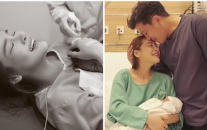 Trường Giang 'nín thở' chờ ngoài phòng đẻ, Nhã Phương rơi nước mắt khoảnh khắc 'đón' con