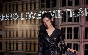 Á hậu Dương Tú Anh "đọ sắc" cùng hội The New Mentor tại sự kiện Mango