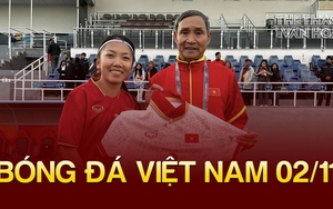 Tin nóng bóng đá Việt sáng 2/11: Huỳnh Như viết 'tâm thư' chia tay HLV Mai Đức Chung, CLB Hà Nội đón nhận 'tin dữ'