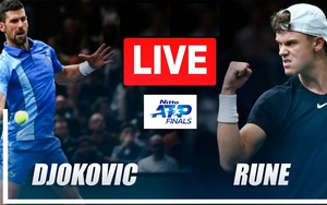 Link xem trực tiếp Djokovic vs Holger Rune (03h00, 13/11), vòng bảng ATP Finals 2023