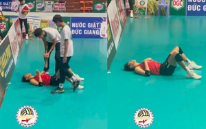 Ngoại binh Thái Lan gục xuống sau khi giúp bóng chuyền Việt Nam thắng kịch tính trước nhà đương kim vô địch