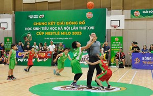 Kết thúc giải bóng rổ học sinh Tiểu học Hà Nội