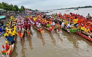 Độc đáo đua ghe ngo tại Kiên Giang