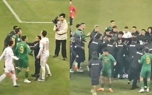 Nhà vô địch Thái League hỗn chiến với đội bóng Trung Quốc ở Cúp C1 châu Á khiến người gãy tay, người chảy máu mặt