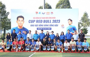 Khai mạc Giải bóng đá Thanh niên công nhân Cup Red Bull 2023 khu vực Đồng bằng Sông Hậu