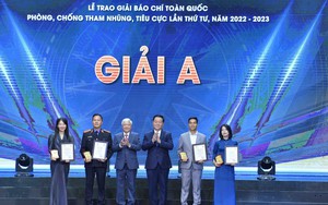54 tác phẩm xuất sắc đoạt Giải Báo chí toàn quốc phòng, chống tham nhũng, tiêu cực 