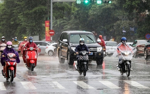 Nhiều khu vực có mưa rào và dông rải rác