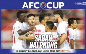 Nhận định bóng đá Sabah vs Hải Phòng (19h00 hôm nay), AFC Cup vòng bảng