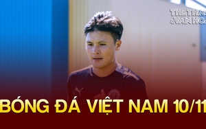 Tin nóng bóng đá Việt sáng 10/11: Quang Hải sắp trở lại, HLV Hải Phòng lý giải nguyên nhân thất bại