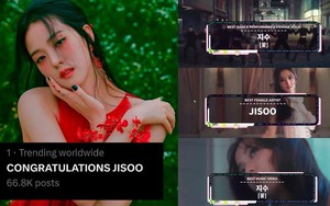 Jisoo Blackpink đứng đầu 'trend' toàn cầu khi trở thành Nghệ sĩ solo được trao giải nhiều nhất tại 'MAMA 2023'