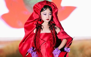 Mẫu nhí Suri Tuệ Nhi tự tin trên sàn diễn thời trang