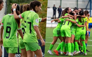 Huỳnh Như vui vẻ 'cắt đôi nỗi sầu' khi giúp Lank có thắng lợi tối thiểu trước CLB hạng dưới