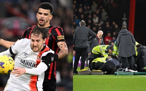 Cầu thủ Ngoại hạng Anh bất ngờ đổ gục xuống sân, trận đấu bị hủy, cựu sao MU cầu nguyện