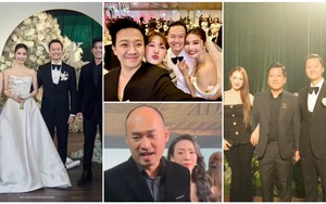 Điểm danh những cặp đôi V-biz tay trong tay đến dự đám cưới Diễm My 9x