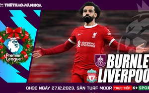 Nhận định bóng đá Burnley vs Liverpool, Ngoại hạng Anh vòng 19 (0h30 hôm nay 27/12)